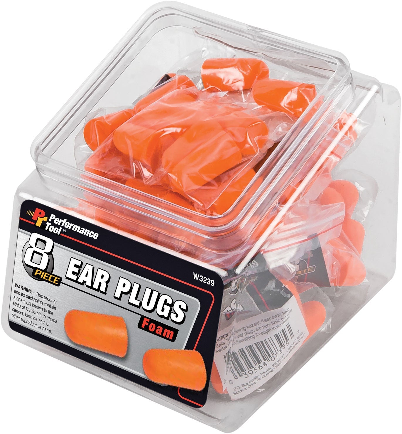 Performance Tool 8 Pack Ear Plug/12 Pk W/fishbowl Counter Display - Watercraft Collection