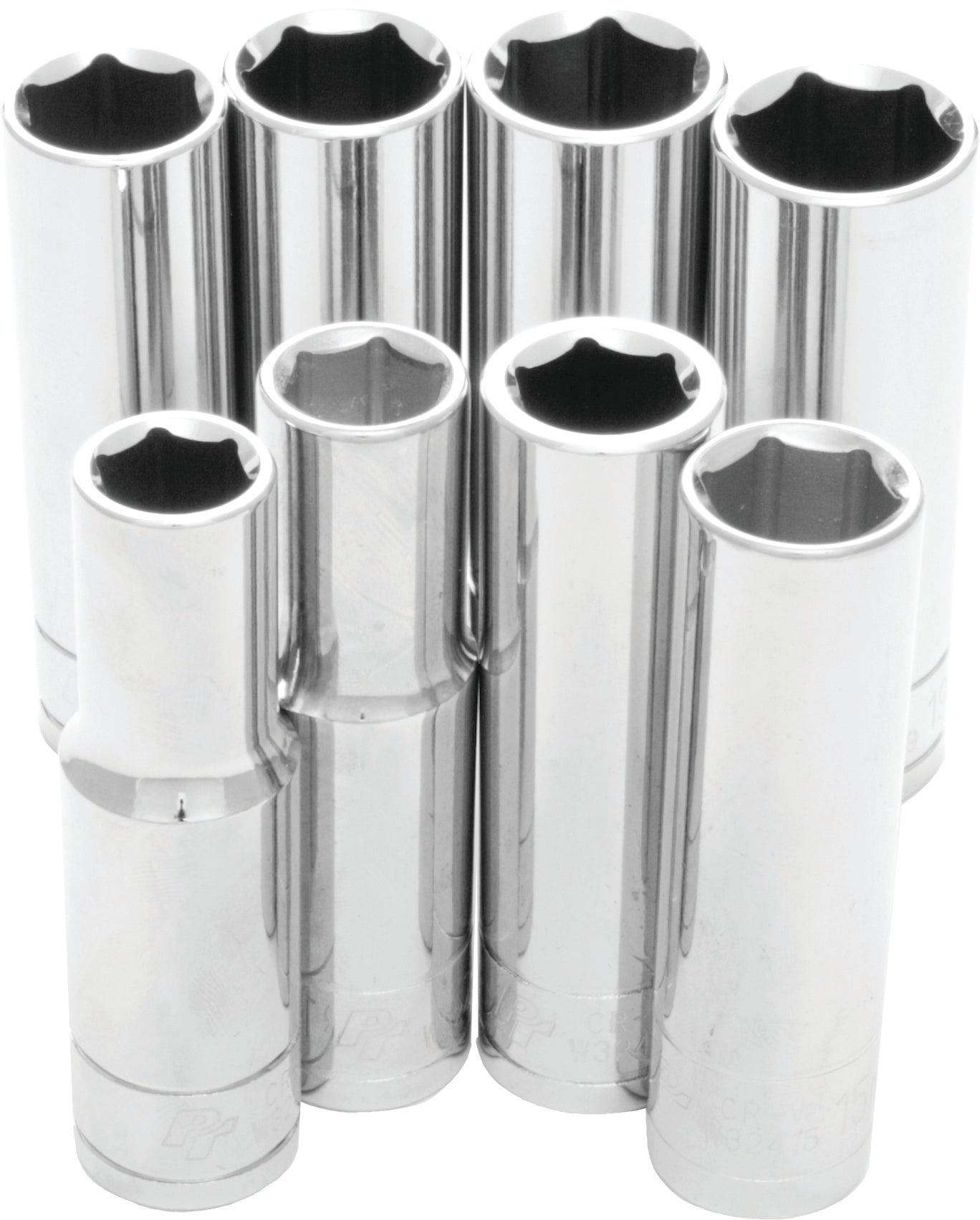 Performance Tool 8 Pc 1/2’’ Met Socket Set Deep - Watercraft Collection