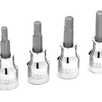 Performance Tool 8 Pc 3/8’’ Sae Hex Bit Set - Watercraft Collection