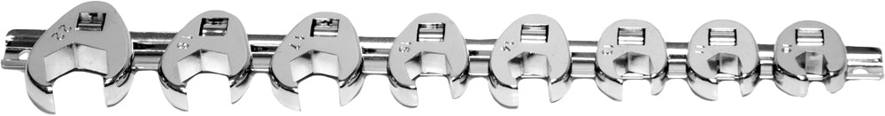 Performance Tool 8 Pc Met Crow Foot Wrench Set - Watercraft Collection