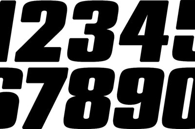 Dirt Digits #9 7’’ Black 3/pk - White - Offroad Collection