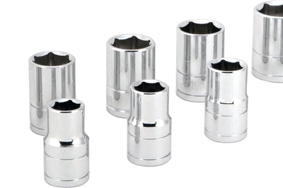 Performance Tool 9 Pc 1/2’’ Met Socket Set Shallow - Watercraft Collection