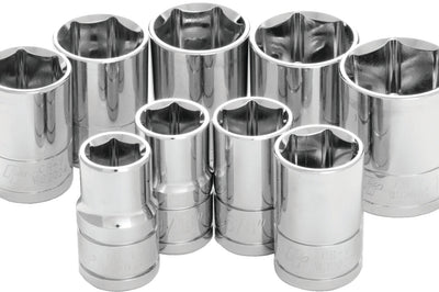 Performance Tool 9 Pc 1/2’’ Sae Socket Set Shallow - Watercraft Collection