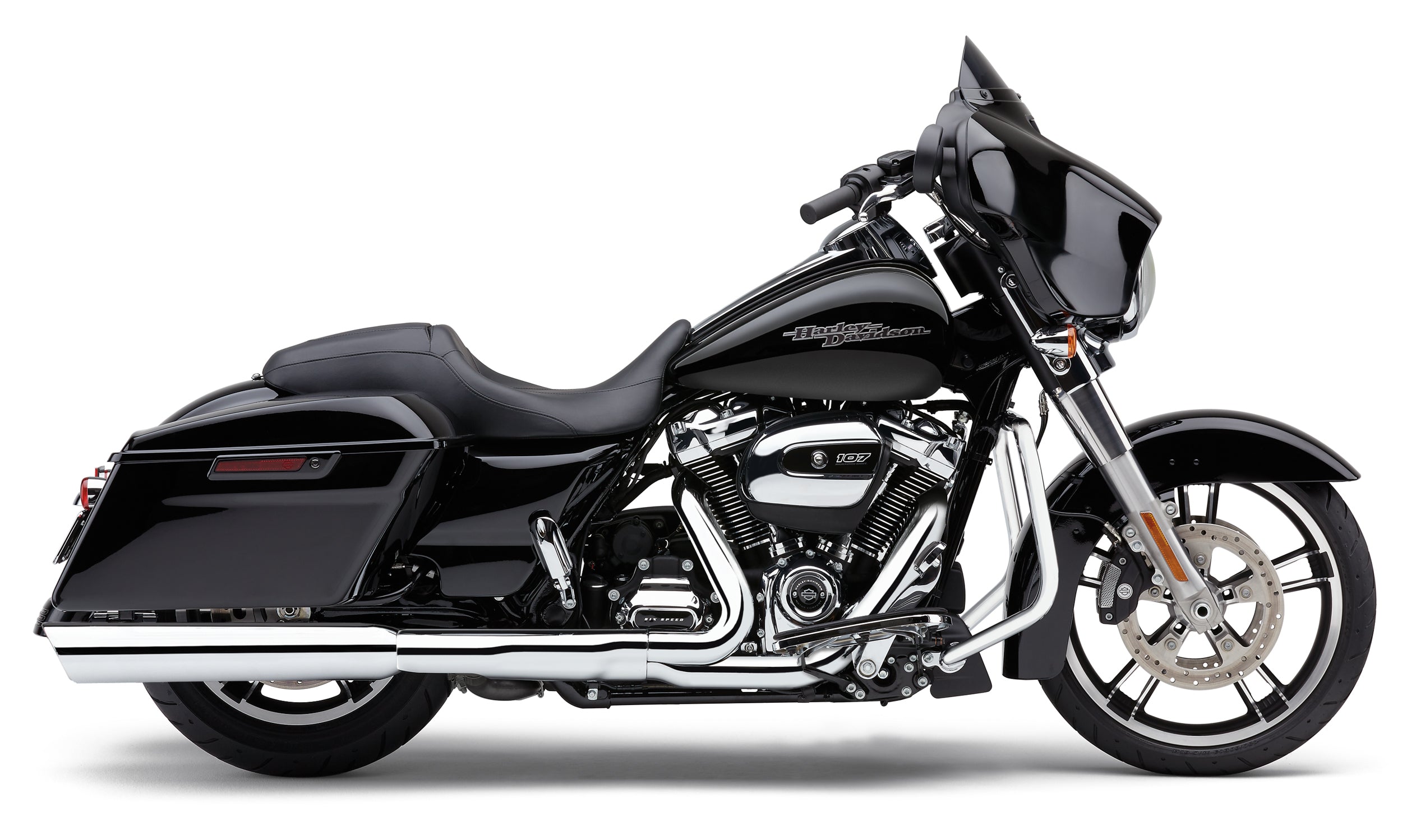 COBRA 909 Twins 4’’ Slip Ons Chrome Flh/Flt 17 22
