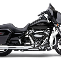 COBRA 909 Twins 4’’ Slip Ons Chrome Flh/Flt 17 22