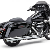 COBRA 909 Twins 4’’ Slip Ons Chrome Flh/Flt 17 22