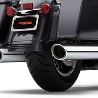 COBRA 909 Twins 4’’ Slip Ons Chrome Flh/Flt 95 16
