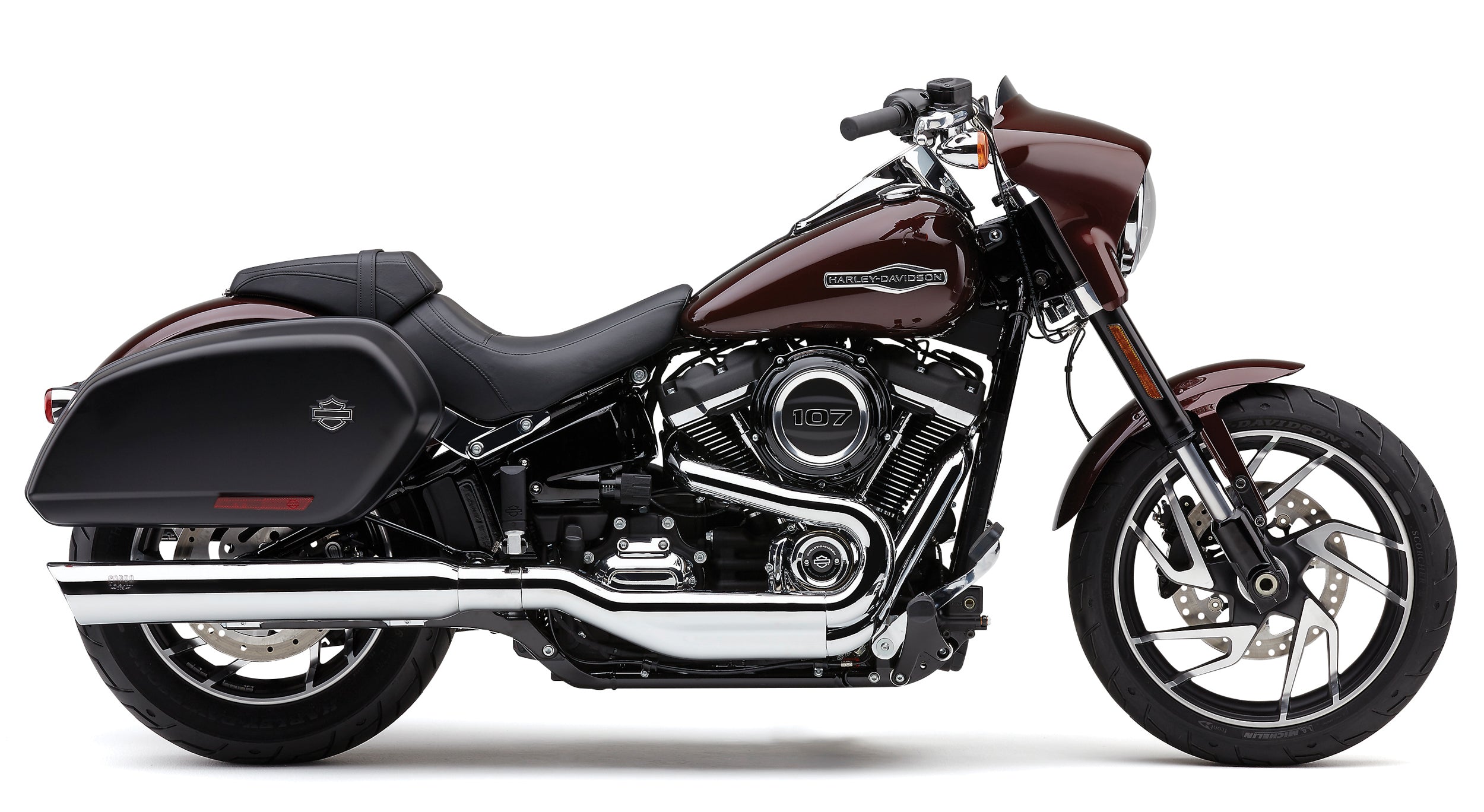 COBRA 909 Twins 4’’ Slip Ons Chrome Flsb 18 22