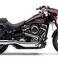 COBRA 909 Twins 4’’ Slip Ons Chrome Flsb 18 22
