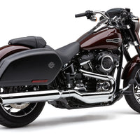 COBRA 909 Twins 4’’ Slip Ons Chrome Flsb 18 22