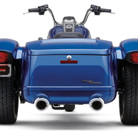 COBRA 909 Twins 4’’ Slip Ons Chrome Freewheeler 15 22
