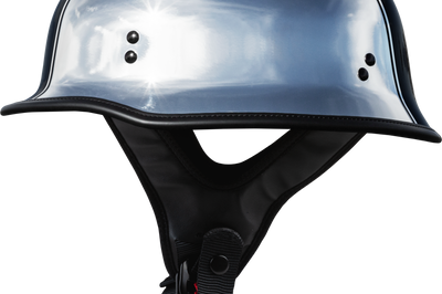 Highway 21 9mm German Beanie Helmet Chrome Xs - Harddrive Products