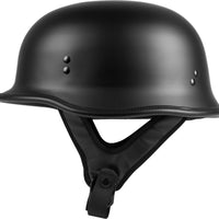 Highway 21 9mm German Beanie Helmet Chrome Xs - Black / 2X-Large - Harddrive Products