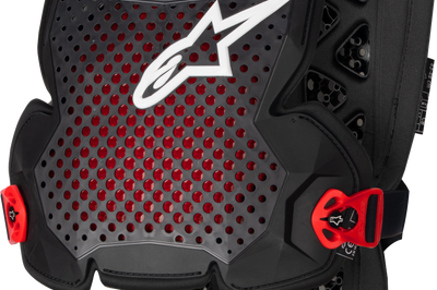 Alpinestars A-1 Chest Protector White/black/red Xl/2x - Anthracite/Black/Red / X-Large - 2X-Large - Apparel Collection
