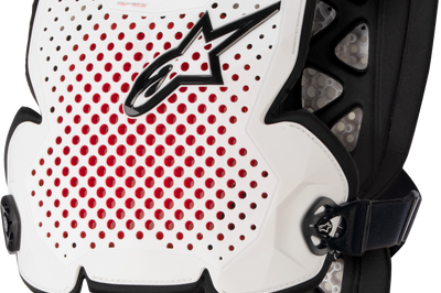 Alpinestars A-1 Chest Protector White/black/red Xl/2x - White/Black/Red / X-Large - 2X-Large - Apparel Collection