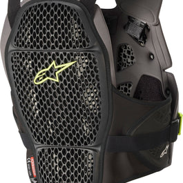 Alpinestars A-4 Max Chest Protector Blk/anth/fluo Ylw Xl/2x - Apparel Collection