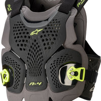 Alpinestars A-4 Max Chest Protector Blk/anth/fluo Ylw Xl/2x - X-Small - Small - Apparel Collection