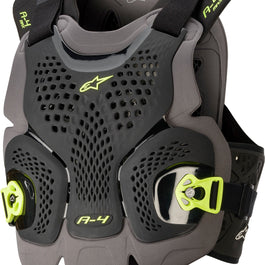 Alpinestars A-4 Max Chest Protector Blk/anth/fluo Ylw Xl/2x - X-Small - Small - Apparel Collection