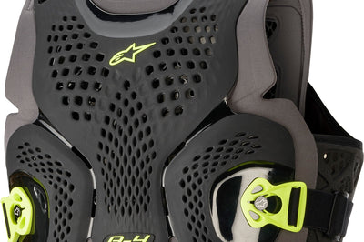 Alpinestars A-4 Max Chest Protector Blk/anth/fluo Ylw Xl/2x - X-Small - Small - Apparel Collection