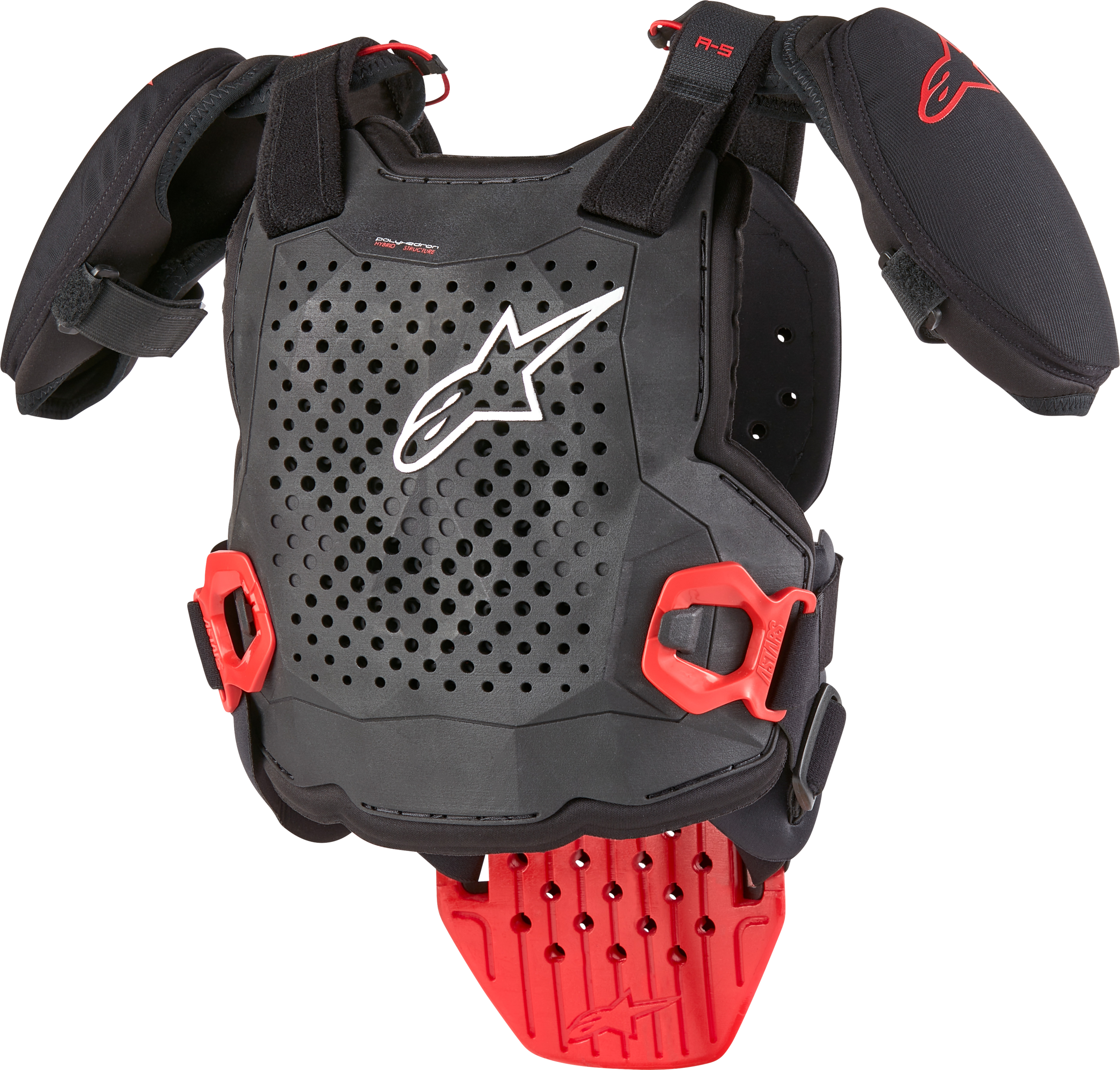 Alpinestars A 5 S Youth Chest Protector Black/white/red Sm/md Black/White/Red / Large X Apparel Collection