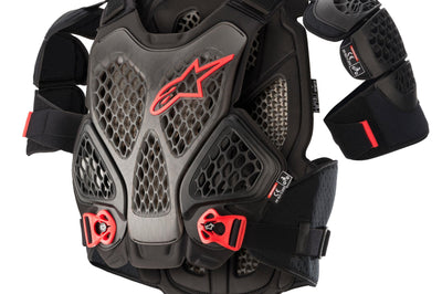 Alpinestars A-6 Chest Protector Black/anthracite Xl/2x - Black/Anthracite / Medium - Large - Apparel Collection