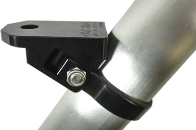 Axia A Pillar Mount Silver - Black - Atv Performance Products