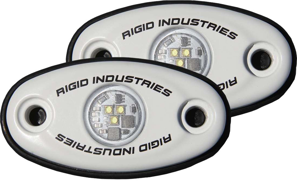 Rigid A-series Low Power White W/amber Led (pair) - Green