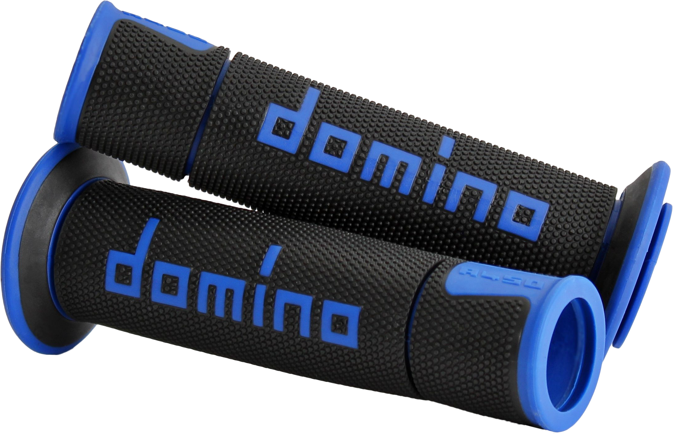 DOMINO RACING A450 Road Racing Grips Black/Blue Pair - Wheels
