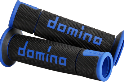 DOMINO RACING A450 Road Racing Grips Black/Blue Pair - Wheels