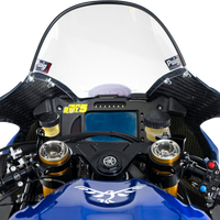 DOMINO RACING A450 Road Racing Grips Blue/White Pair