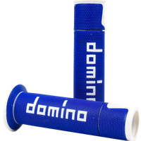 DOMINO RACING A450 Road Racing Grips Blue/White Pair