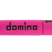 DOMINO RACING A450 Road Racing Grips Fuchsia/Black Pair
