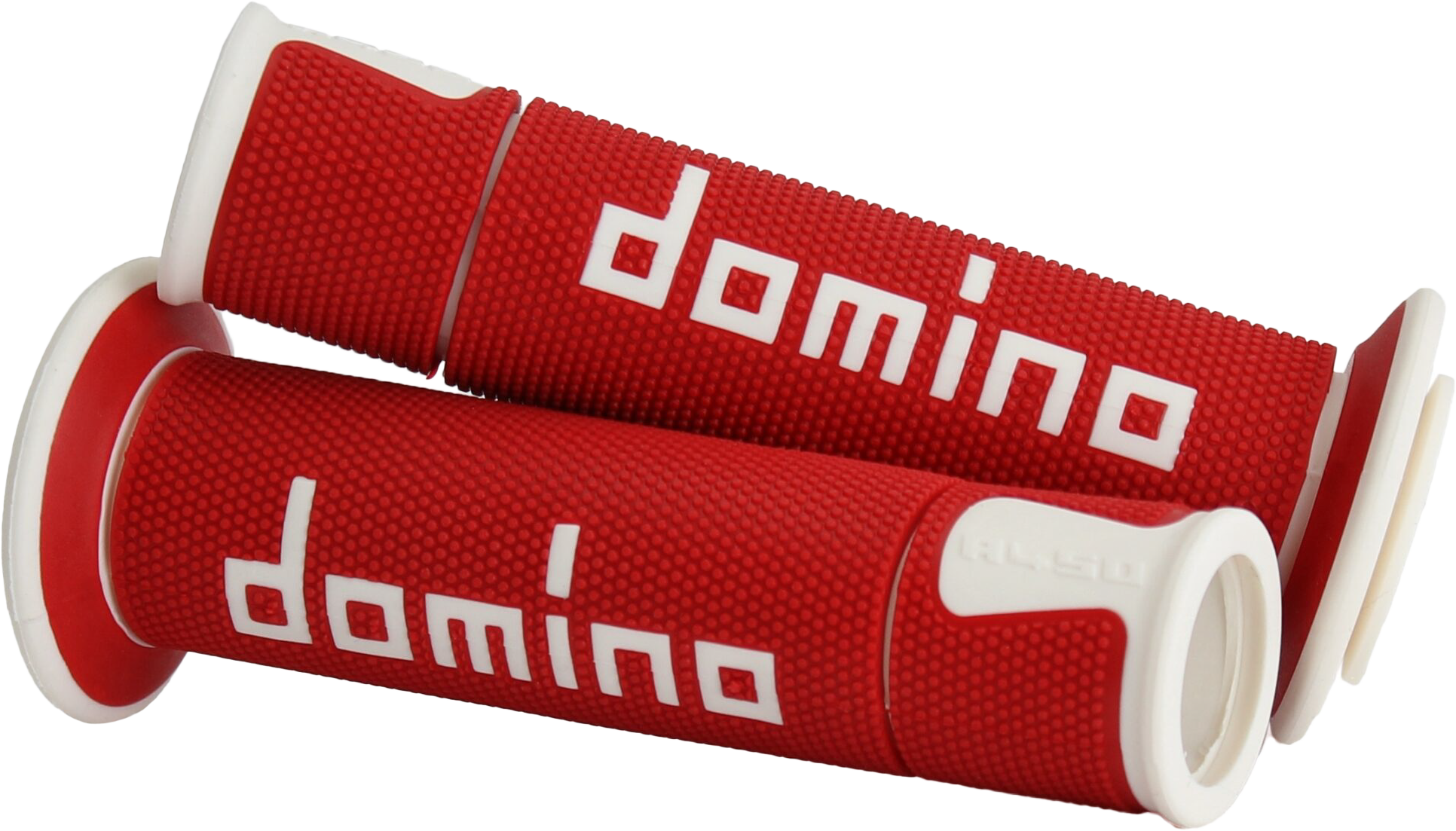 DOMINO RACING A450 Road Racing Grips Red/White Pair - Wheels