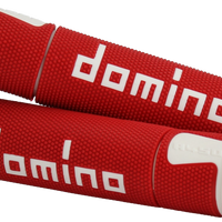 DOMINO RACING A450 Road Racing Grips Red/White Pair - Wheels