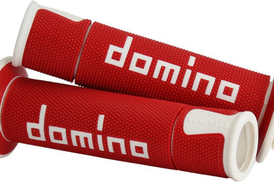 DOMINO RACING A450 Road Racing Grips Red/White Pair - Wheels