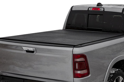 Access 09-18 Ram 1500 / 19+ Classic (w/o Rambox) 5ft 7in LOMAX Trifold Bed Cover - Black Diamond - Tonneau Covers