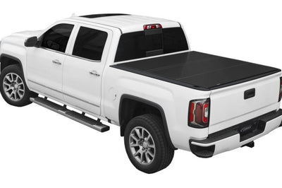 Access LOMAX Tri-Fold Cover 2020 + Chev/GMC Full Size 2500 3500 6ft 8in Standard Bed - Matte Black - Tonneau Covers
