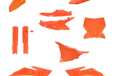 Acerbis 23-24 KTM 125-450 SX/SX-F/XC/XC-F Plastic Kit - 16 Orange - Body