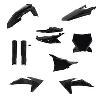 Acerbis 23-24 KTM 125-450 SX/SX-F/XC/XC-F Plastic Kit - Black - Body