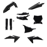 Acerbis 23-24 KTM 125-450 SX/SX-F/XC/XC-F Plastic Kit - Black - Body
