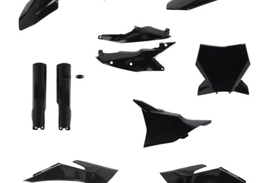 Acerbis 23-24 KTM 125-450 SX/SX-F/XC/XC-F Plastic Kit - Black - Body