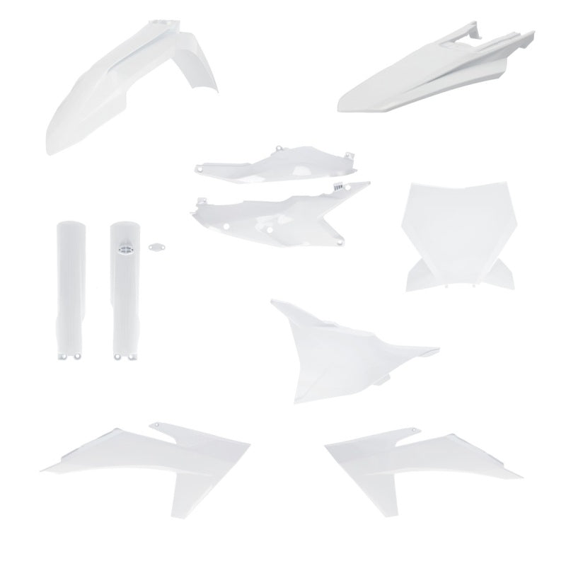 Acerbis 23-24 KTM 125-450 SX/SX-F/XC/XC-F Plastic Kit - White - Body