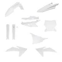 Acerbis 23-24 KTM 125-450 SX/SX-F/XC/XC-F Plastic Kit - White - Body