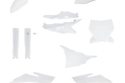 Acerbis 23-24 KTM 125-450 SX/SX-F/XC/XC-F Plastic Kit - White - Body