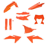Acerbis 24+ KTM EXC/EXC-F/ XC-F/ XC-W/ XCF-W/ XW-F Plastic Kit - 16 Orange - Body