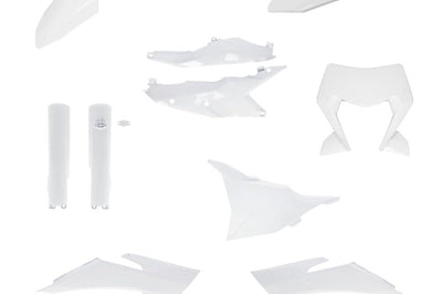 Acerbis 24+ KTM EXC/EXC-F/ XC-F/ XC-W/ XCF-W/ XW-F Plastic Kit - White - Body