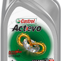 Castrol Act>evo 4t Synthetic Blend 10w40 1 Qt - Harddrive Products