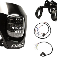 Rigid Adapt Xe Extreme Led Enduro Moto Kit White - Black - Snowmobile Collection