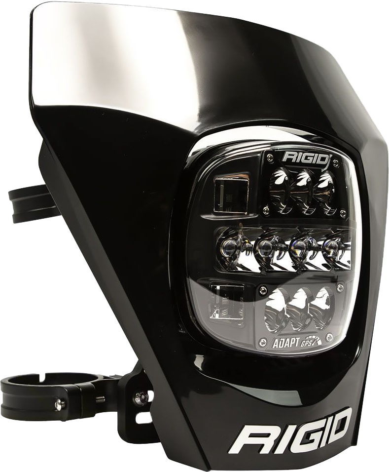 Rigid Adapt Xe Number Repl Plate White Black Snowmobile Collection