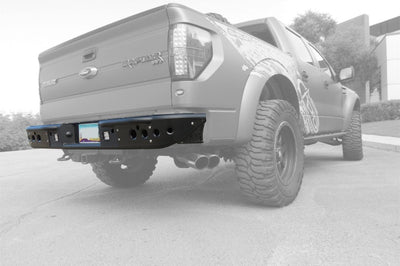 Addictive Desert Designs 10-14 Ford F-150 Raptor Venom Rear Bumper w/ Backup Sensor Cutouts - Bumpers Grilles & Guards